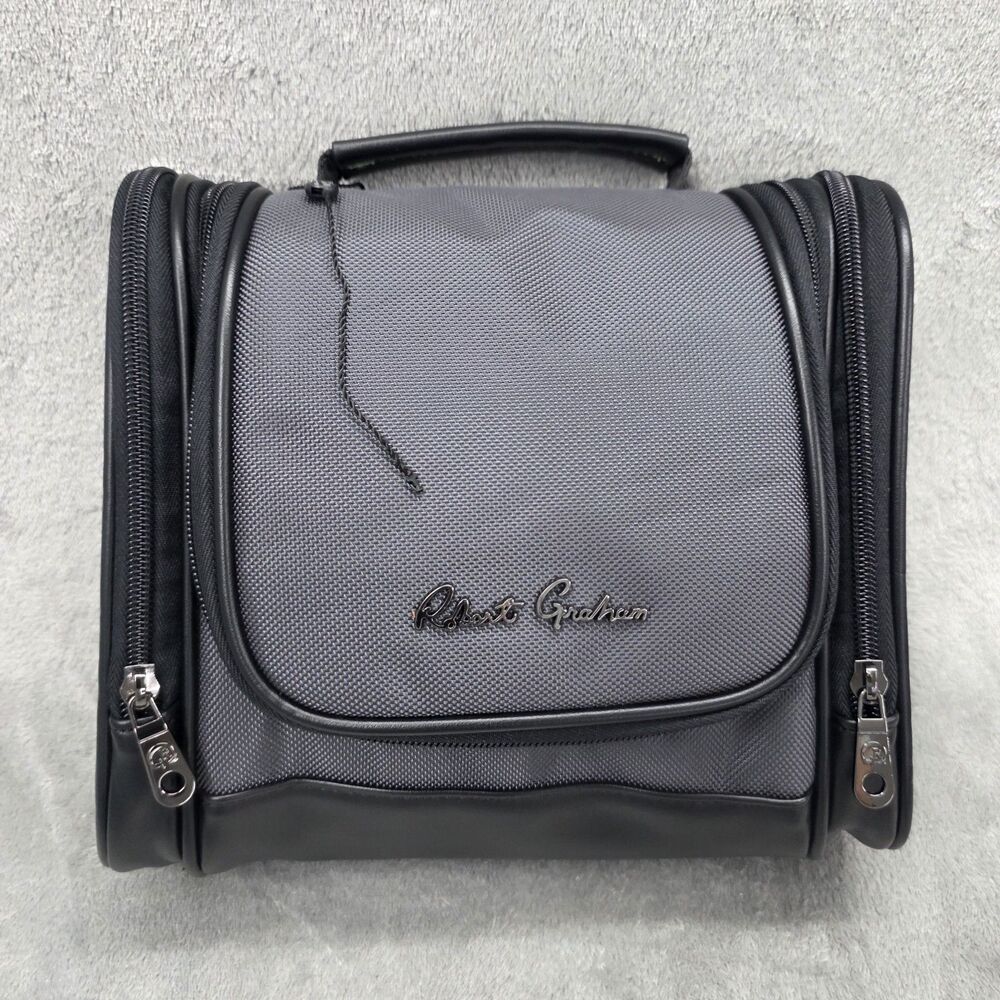 Robert Graham Hanging Toiletry Overnight Bag Armageddon Black/Paisley